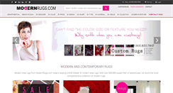 Desktop Screenshot of modernrugs.com